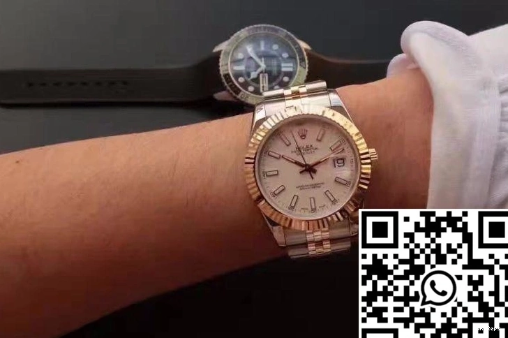 126333-006 41 Rolex White Dial Datejust 1115